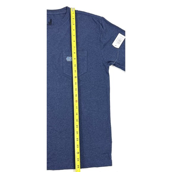 Johnnie-O Mens Small North Carolina Tar Heels T Shirt Blue Short Sleeve - Picture 11 of 11